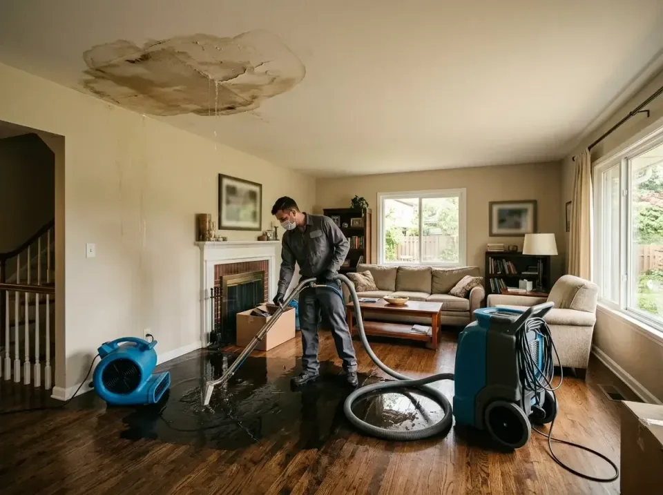 attic-pipe-burst-ceiling-drip-008 — frequently asked questions, Water Damage Restoration & Carpet Care in Glenmont, MD